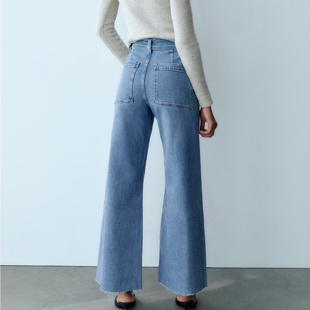 Flare Denim High Waist Zara Jeans